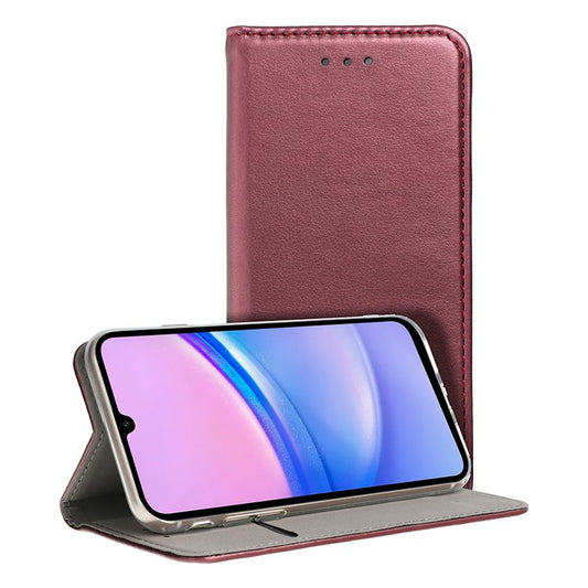 Funda COOL Flip Cover para Samsung A155 Galaxy A15 / A15 5G Liso Burgundy