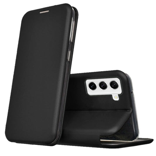 Funda COOL Flip Cover para Samsung G990B Galaxy S21 FE Elegance Negro