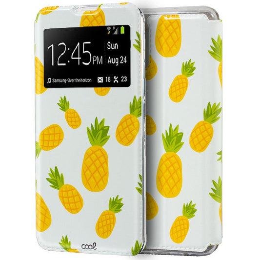 Funda COOL Flip Cover para Samsung N770 Galaxy Note 10 Lite Dibujos Piñas