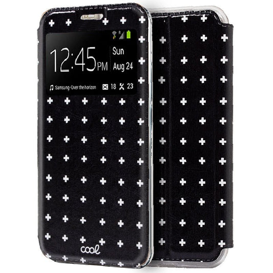 Funda COOL Flip Cover para Xiaomi Mi A3 Dibujos Cruces