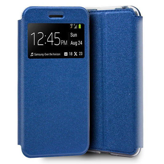 Funda COOL Flip Cover para Xiaomi Mi A3 Liso Azul